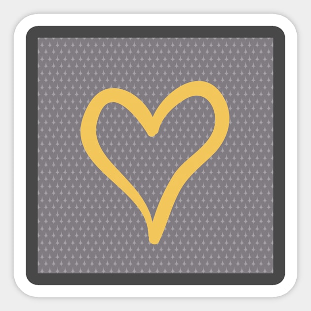 Yellow Love Sticker by livmilano